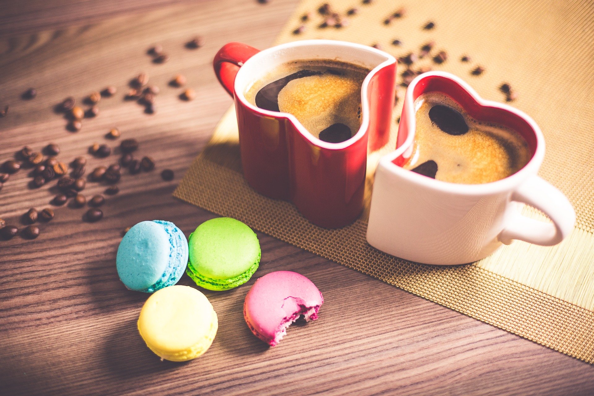 cup & coffee with colors