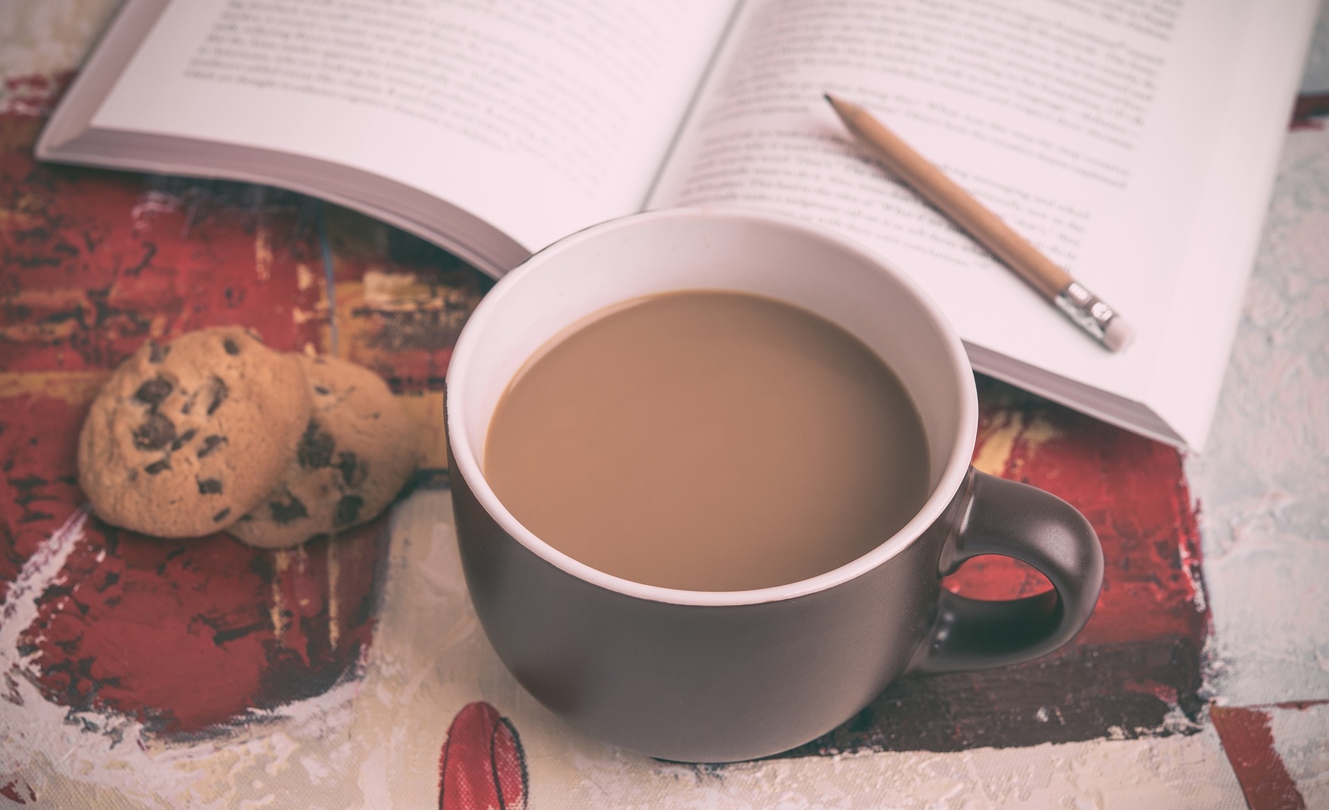 cup & coffee with colors